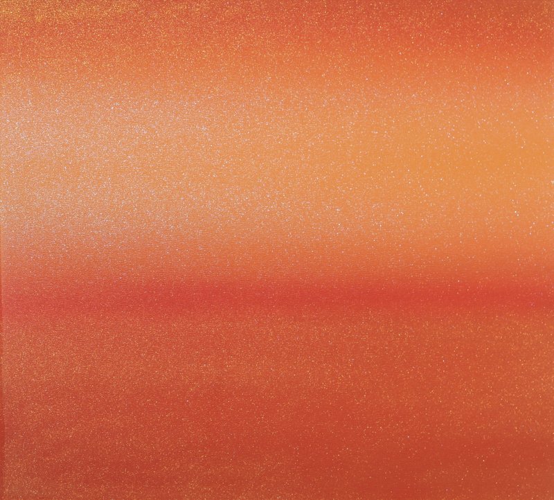 Brindle- Gold caps - 2012 -20x16 -acrylic automotive paint and resin on panel -.jpg