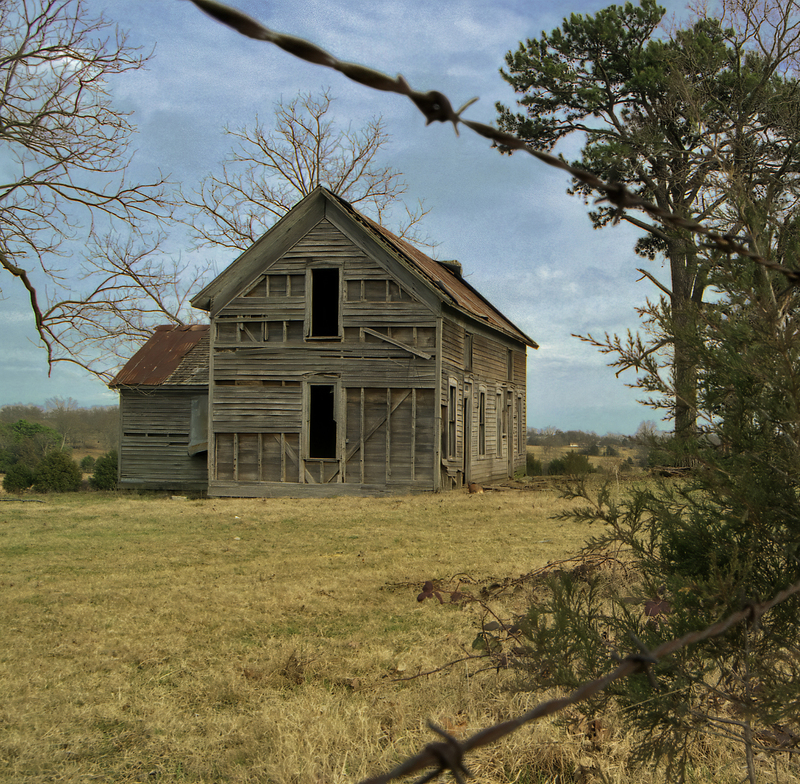 Imagining Better Days.jpg :: Abandoned building on Highway 62 just South of Gateway, Mo, which is south of Joplin, Mo.