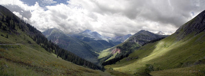 Mtn Top Valley To Clear Lake.jpg :: Mountain Tops & Valley To Clear Lake San Juan Mountains, Silverton, Colorado, USA, North America