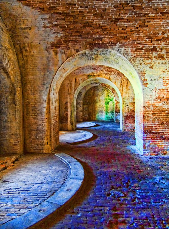 FPPFL3.jpg :: The Arches Have It - Fort Pickens - Pensacola, Florida