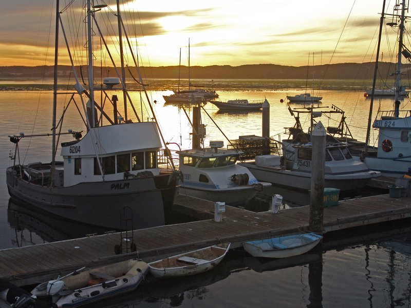 MBHAS2.jpg :: Morro Bay Harbor at Sunset                                