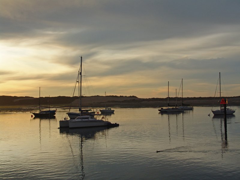 MBHAS3.jpg :: Morro Bay Harbor at Sunset                                