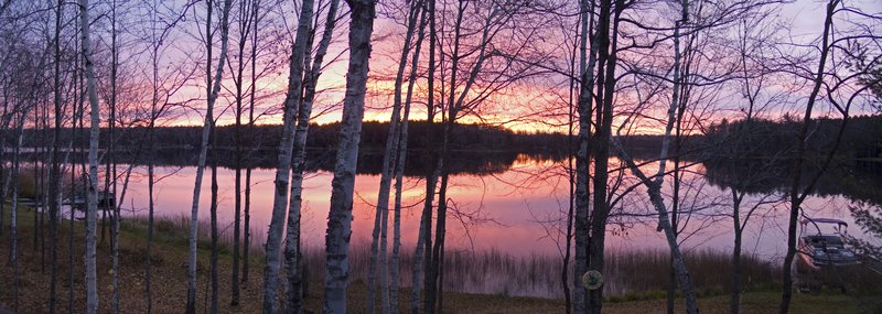 PANWI1.jpg :: Sunrise at Big Martha Lake - Mercer, Wisconsin