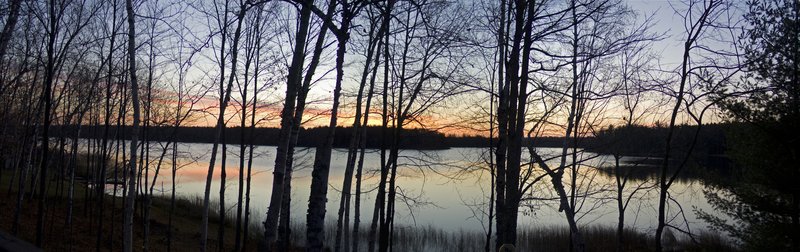 PANWI3.jpg :: Sunrise at Big Martha Lake - Mercer, Wisconsin