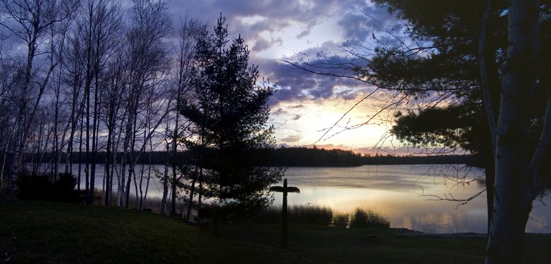 PANWI4.jpg :: Sunrise at Big Martha Lake - Mercer, Wisconsin