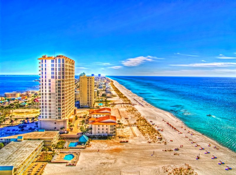PBFLEV1.jpg :: Pensacola Beach, Florida - East View