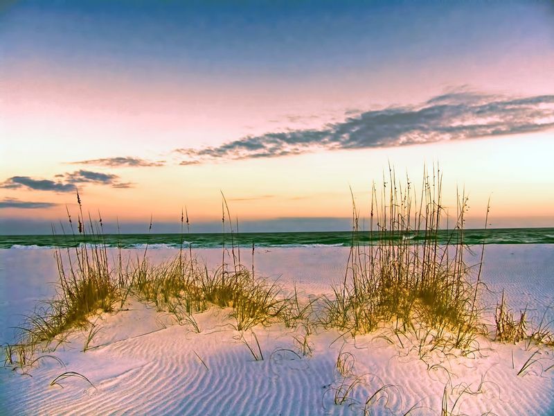SAPBFL1.jpg :: Sunset at Pensacola Beach, Florida