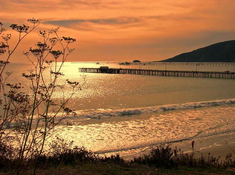 ABCAP1.jpg :: Sunset at the Avila Beach, California Pier