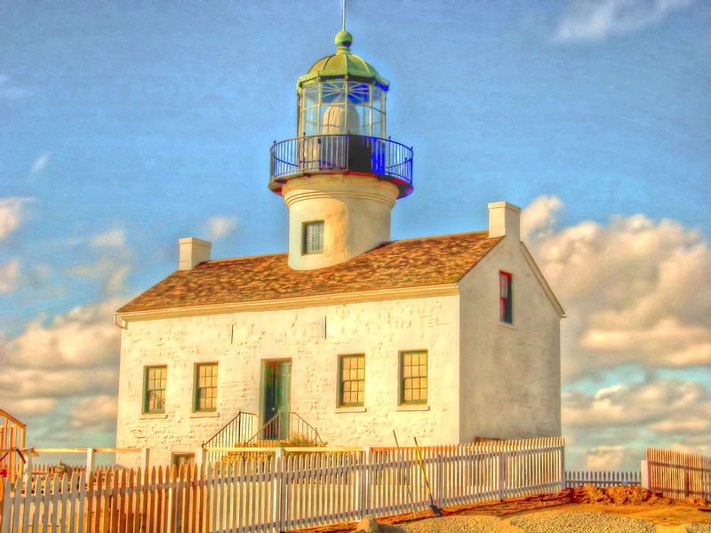 CPLSDCA3.jpg :: Cabrillo Point Lighthouse - San Diego, California