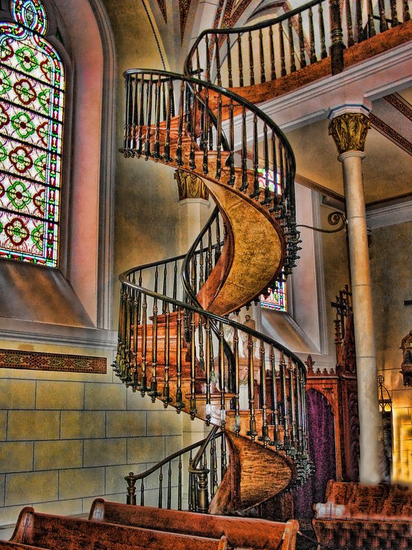 MSLCNM1.jpg :: Miraculous Staircase - Santa Fe, New Mexico