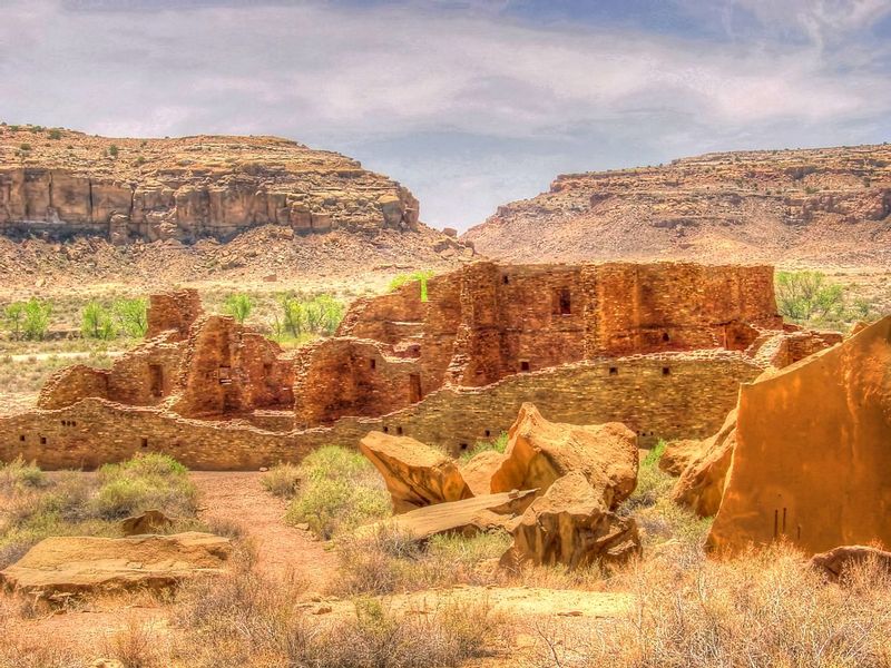 PBRCCNM2.jpg :: Pueblo Bonito Ruin - Chaco Canyon, New Mexico