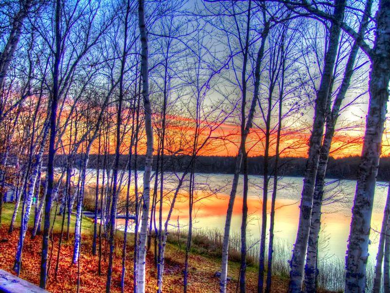 SATL1.jpg :: Sunset at the Lake