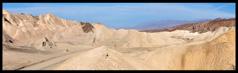 20 Mule Team Canyon Panorama V.jpg :: Catalogue No. 898

Image Size:   24X82 in. on Canvas

IN THE MUSEUM COLLECTION AND ON DISPLAY IN DEATH VALLLEY NATIONAL PARK


