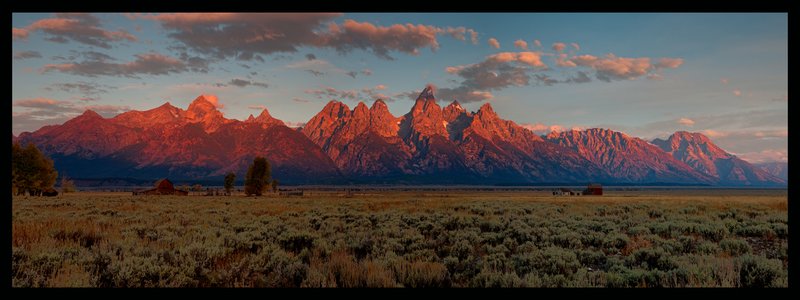 Teton Sunrise Panorama IV.jpg :: Catalogue No. 582

Image Size:     22X62 in. on Canvas

DISPLAYED IN THE OFFICE OF THE SECRETARY OF THE INTERIOR, WASHINGTON DC
DISPLAYED IN THE OFFICE OF THE DIRECTOR OF THE NATIONAL PARK SERVICE, WASHINGTON DC
IN THE COLLECTION OF AND ON DISPLAY IN GRAND TETON NATIONAL PARK