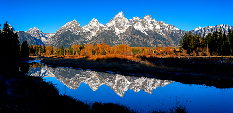 Schwabacher Landing Sunrise II  22x42.jpg :: $700