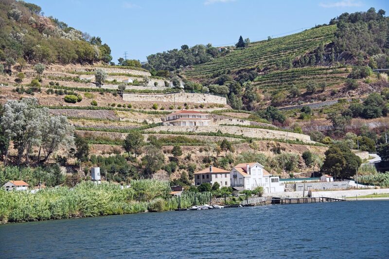 DC 22-0654-151.jpg :: Saga Douro River Cruise, Porto to Regua Lamego, River Douro: Afternoon aboard the MS Douro Spirit departing Porto to Lamego. passing by Santa Marinha do Zezera. Photo taken 30/08/2022