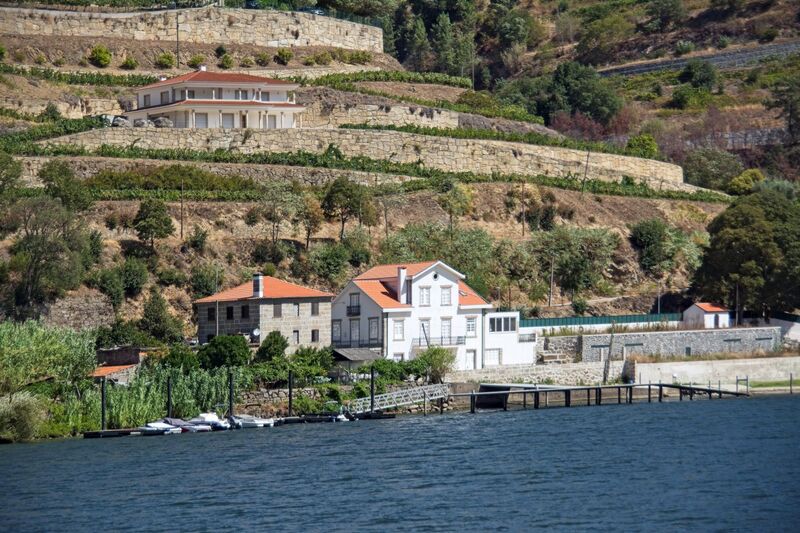 DC 22-0654-152.jpg :: Saga Douro River Cruise, Porto to Regua Lamego, River Douro: Afternoon aboard the MS Douro Spirit departing Porto to Lamego. passing by Santa Marinha do Zezera. Photo taken 30/08/2022