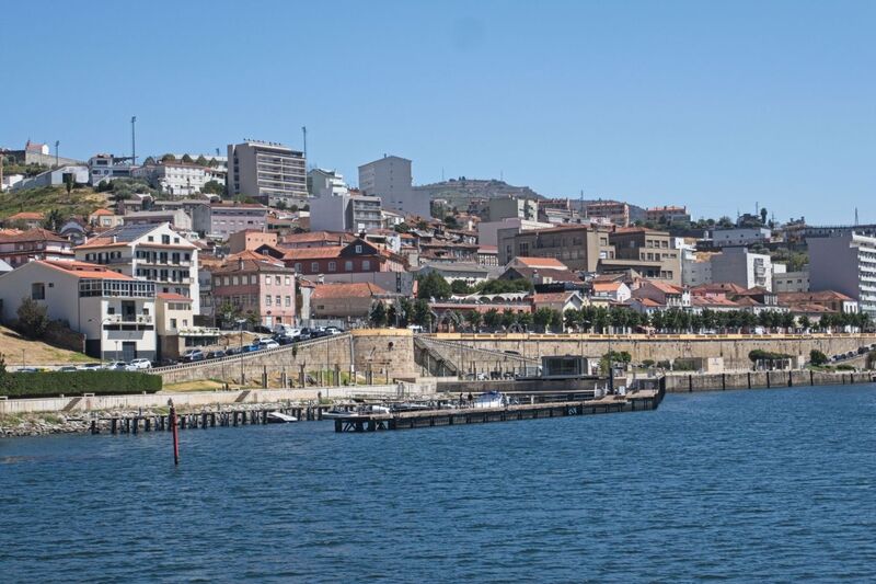 DC 22-0654-179.jpg :: Saga Douro River Cruise, Porto to Regua Lamego, River Douro: Afternoon aboard the MS Douro Spirit departing Porto to Lamego. Peso da Régua, Vila Real District for first stop on route to Lamego. Photo taken 30/08/2022