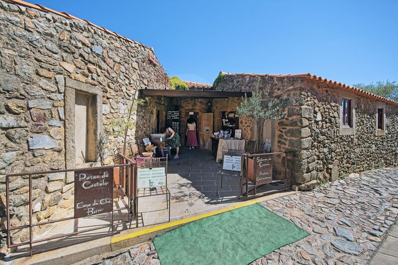 DC 22-0791-015.jpg :: Saga Douro River Cruise, Barca d'Alva, Castelo Rodrigo: Main Entrance. Páteo do Castelo, Casa do Cha bar. Photo taken 31/08/2022