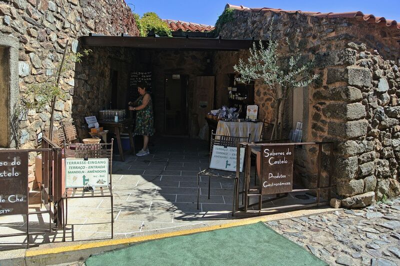 DC 22-0791-018.jpg :: Saga Douro River Cruise, Barca d'Alva, Castelo Rodrigo: Main Entrance. Páteo do Castelo, Casa do Cha bar. Photo taken 31/08/2022