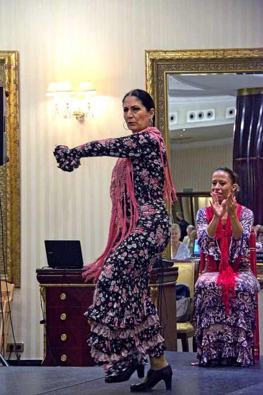 DC 22-0794-121.jpg :: Saga Douro River Cruise, Salamanca. Spain: The 5-star Hotel Alameda Palace. The hotel is located on the Paseo de la Estación, just 300 meters from the centre of Salamanca. Flamenco show. Photo taken 01/09/2022