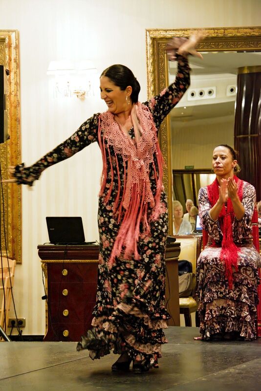 DC 22-0794-122.jpg :: Saga Douro River Cruise, Salamanca. Spain: The 5-star Hotel Alameda Palace. The hotel is located on the Paseo de la Estación, just 300 meters from the centre of Salamanca. Flamenco show. Photo taken 01/09/2022