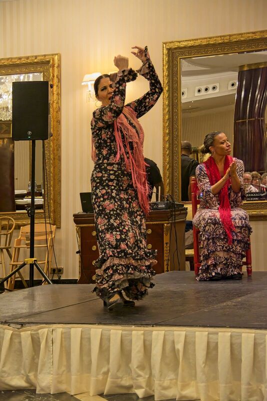 DC 22-0794-132.jpg :: Saga Douro River Cruise, Salamanca. Spain: The 5-star Hotel Alameda Palace. The hotel is located on the Paseo de la Estación, just 300 meters from the centre of Salamanca. Flamenco show. Photo taken 01/09/2022