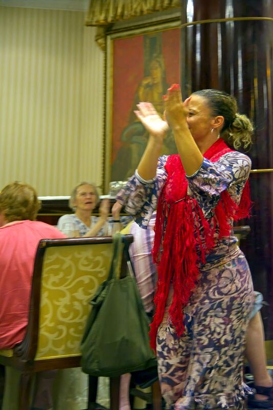 DC 22-0794-135.jpg :: Saga Douro River Cruise, Salamanca. Spain: The 5-star Hotel Alameda Palace. The hotel is located on the Paseo de la Estación, just 300 meters from the centre of Salamanca. Flamenco show. Photo taken 01/09/2022