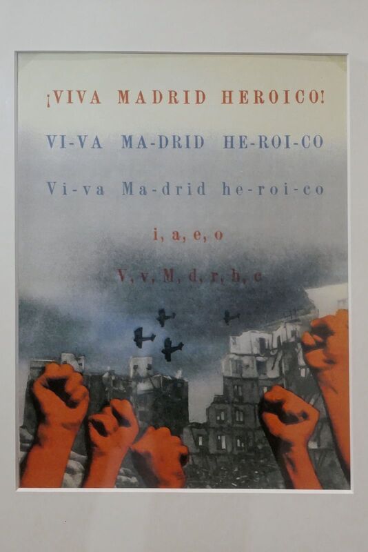 DC 22-0794-205.jpg :: Saga Douro River Cruise, Salamanca. Spain: General Archive of the Spanish Civil War in Salamanca. A well-known Republican propaganda poster from the Spanish Civil War, created around April 1937. The text reads \