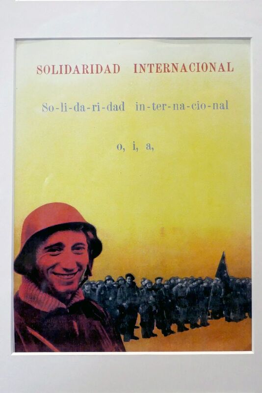 DC 22-0794-207.jpg :: Saga Douro River Cruise, Salamanca. Spain: General Archive of the Spanish Civil War in Salamanca A Republican propaganda poster from the Spanish Civil War. Photo taken 01/09/2022