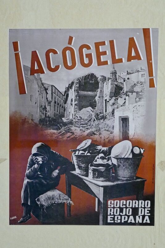 DC 22-0794-211.jpg :: Saga Douro River Cruise, Salamanca. Spain: General Archive of the Spanish Civil War in Salamanca. A poster, titled \