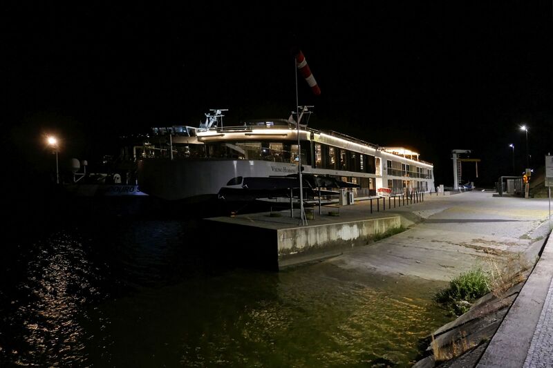 DC 22-0794-230.jpg :: Saga Douro River Cruise, Barca d'Alva, Portugal: The MS Viking Hemming berthed at Barca d'Alva pier. Photo taken 01/09/2022