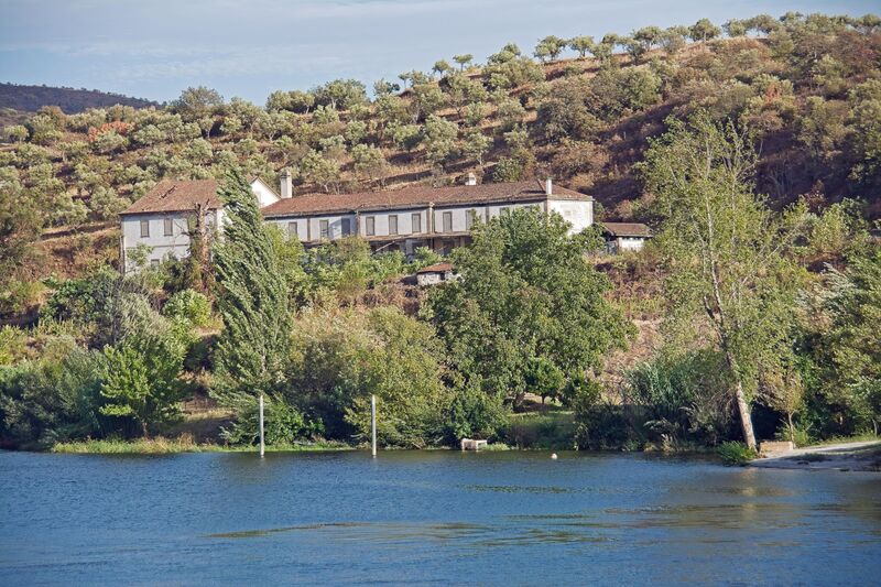 DC 22-0796-005.jpg :: Saga Douro River Cruise, Barca d'Alva to Pocinho, Portugal: Abandoned Barca d'Alva Station. The station was once at the border between Portugal and Spain on the Douro line from Porto to La Fuenta de San Esteban. The Spanish closed their side of the line in 1985, the Portuguese closed this section in 1988. Photo taken 01/09/2022