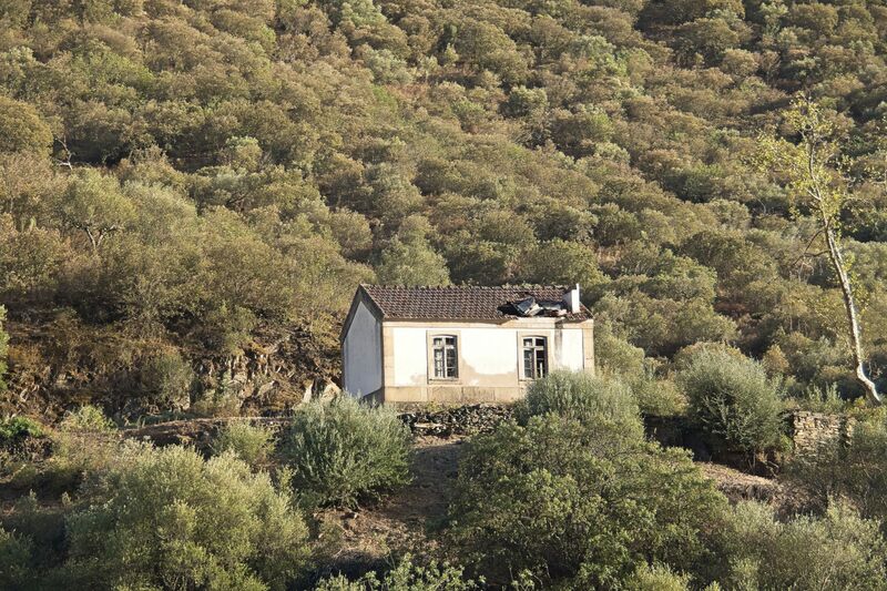 DC 22-0796-009.jpg :: Saga Douro River Cruise, Barca d'Alva to Pocinho, Portugal: Abandoned house in Escalhão. Photo taken 01/09/2022