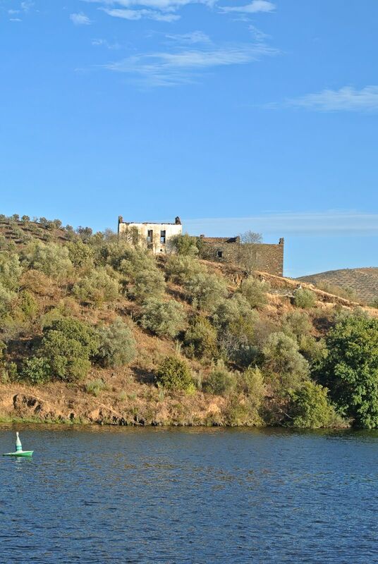 DC 22-0796-013.jpg :: Saga Douro River Cruise, Barca d'Alva to Pocinho, Portugal: Abandoned property next to the International Railway Bridge over the Águeda River, which connects Portugal and Spain near the village of Barca d'Alva, Portugal. Photo taken 01/09/2022