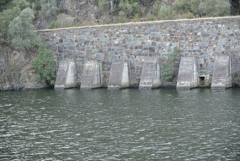 DC 22-0796-032.jpg :: Saga Douro River Cruise, Barca d'Alva to Pocinho, Portugal: View from the MS Douro Spirit, sailing down the River Douro in the Castelo Melhor region. Photo taken 01/09/2022