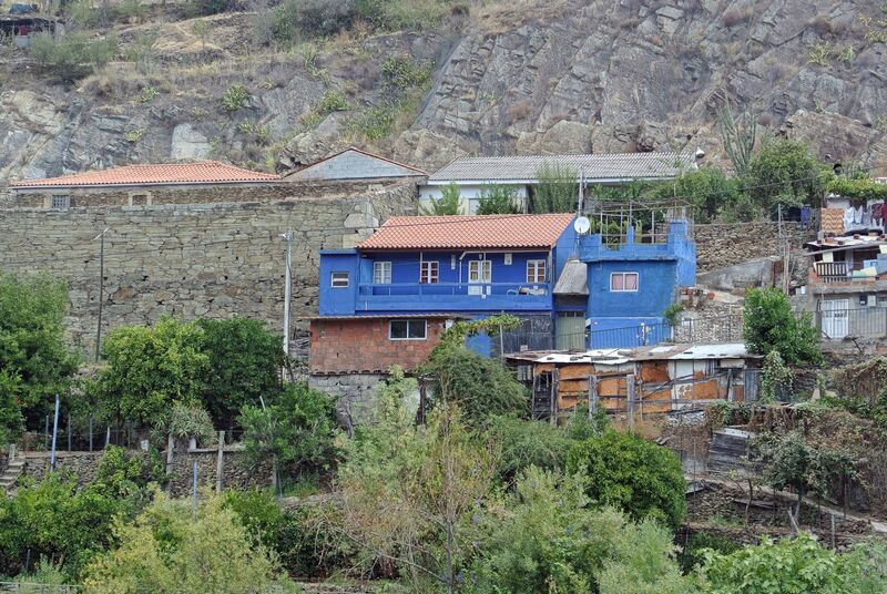 DC 22-0797-010.jpg :: Saga Douro River Cruise, Pocinho to Pinhao, River Douro: The MS Douro Spirit sailing passing Foz do Tua in the Castanheiro Region, along the Douro River, onward to Pinhao. Photo taken 02/09/2022