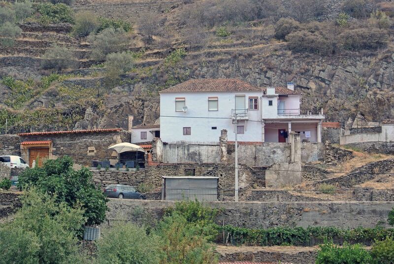 DC 22-0797-012.jpg :: Saga Douro River Cruise, Pocinho to Pinhao, River Douro: The MS Douro Spirit sailing passing Foz do Tua in the Castanheiro Region, along the Douro River, onward to Pinhao. Photo taken 02/09/2022