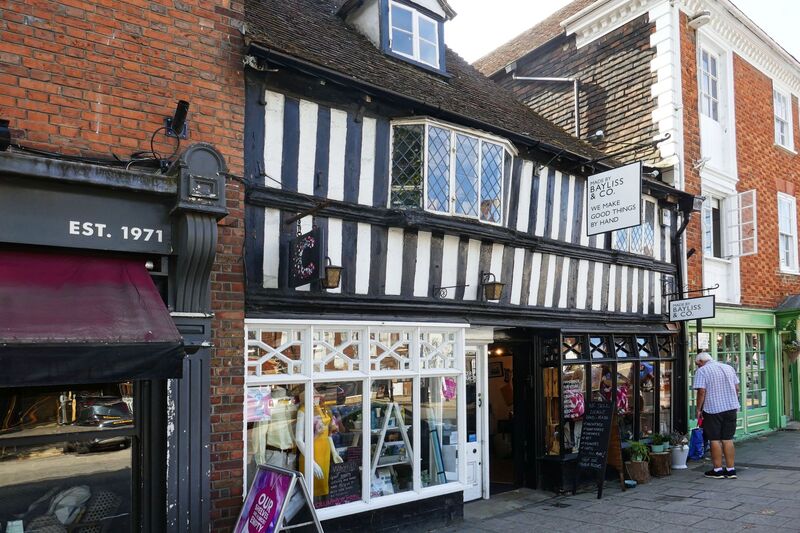 DC 24-0736-041.jpg :: Tenterden, Kent: Made by Baylis & Co, craft shop. A historic Tudor building in High Street Tenterden. Photo taken 04/09/2024