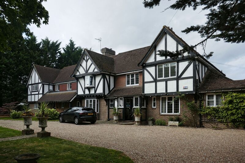 DC 24-0736-068.jpg :: Tenterden, Kent: Little Silver Country Hotel, a former 16-bedroom hotel and wedding venue on Ashford Road in Tenterden. The main part of the property features a mock-Tudor façade and dates back to the mid 20th century Photo taken 04/09/2024