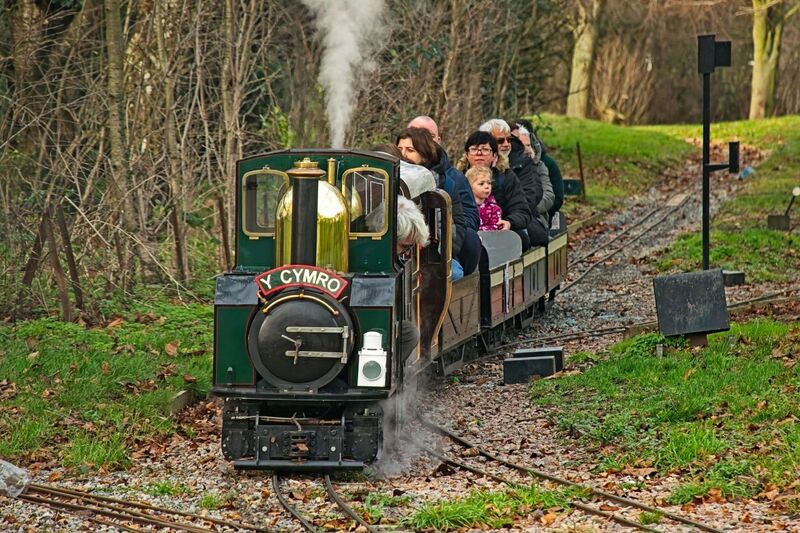 DC 24-0738-011 (2).jpg :: Swanley New Barn Railway, Swanley Park Kent: Fairlie's Patent, YSGWAR. A 7.25? Double Fairlie locomotive. Photo taken 01/01/2024