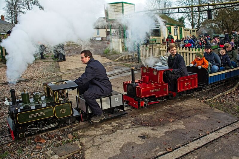 DC 24-0738-024.jpg :: Swanley New Barn Railway, Swanley Park Kent: Guest trains Edward Watkins and Furbero. Photo taken 01/01/2024