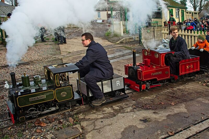 DC 24-0738-025.jpg :: Swanley New Barn Railway, Swanley Park Kent: Guest trains Edward Watkins and Furbero. Photo taken 01/01/2024