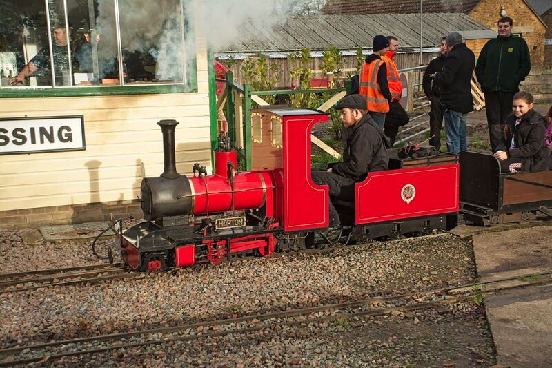 DC 24-0738-032.jpg :: Swanley New Barn Railway, Swanley Park Kent: Guest train 'Horton' a development of the Tinkerbell class locomotives. 2-4-0  built in 1991. Photo taken 01/01/2024