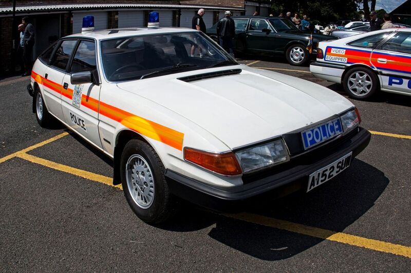 DC 25-0777-024.jpg :: Marlow House, Sidcup, Historic Police Cars Display: A Met Police 1983 Rover SDI. Part of the Metropolitan Police Historic Vehicle Collection. Reg No. A152 SUW. Photo taken 08-06-2025