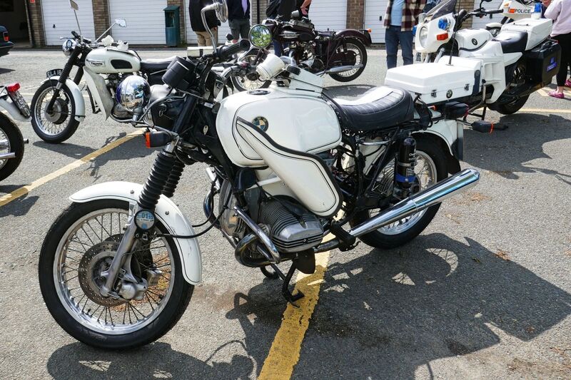 DC 25-0777-072.jpg :: Marlow House, Sidcup, Historic Police Cars Display: 1979 BMW R80. Part of the Metropolitan Police Historic Vehicle Collection. Reg No. YYX 165T. Photo taken 08-06-2025