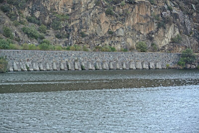 DC 22-0796-030.jpg :: Saga Douro River Cruise, Barca d'Alva to Pocinho, Portugal: View from the MS Douro Spirit, sailing down the River Douro in the Castelo Melhor region. Photo taken 01/09/2022