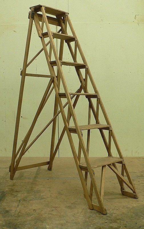 Edwardian pine step ladder.jpg