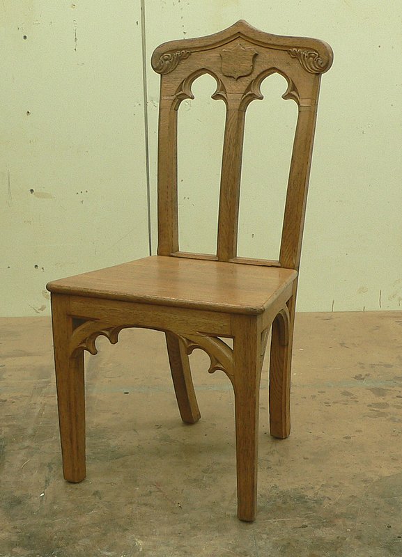 Victorian Gothic Revival oak side chair.jpg