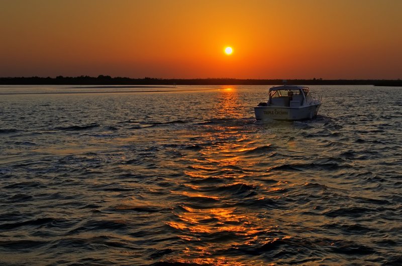 Amber Waves (DLM_20140522_019_0265_6_7_web).jpg :: Sunset on the Halifax River in Ponce Inlet, Florida